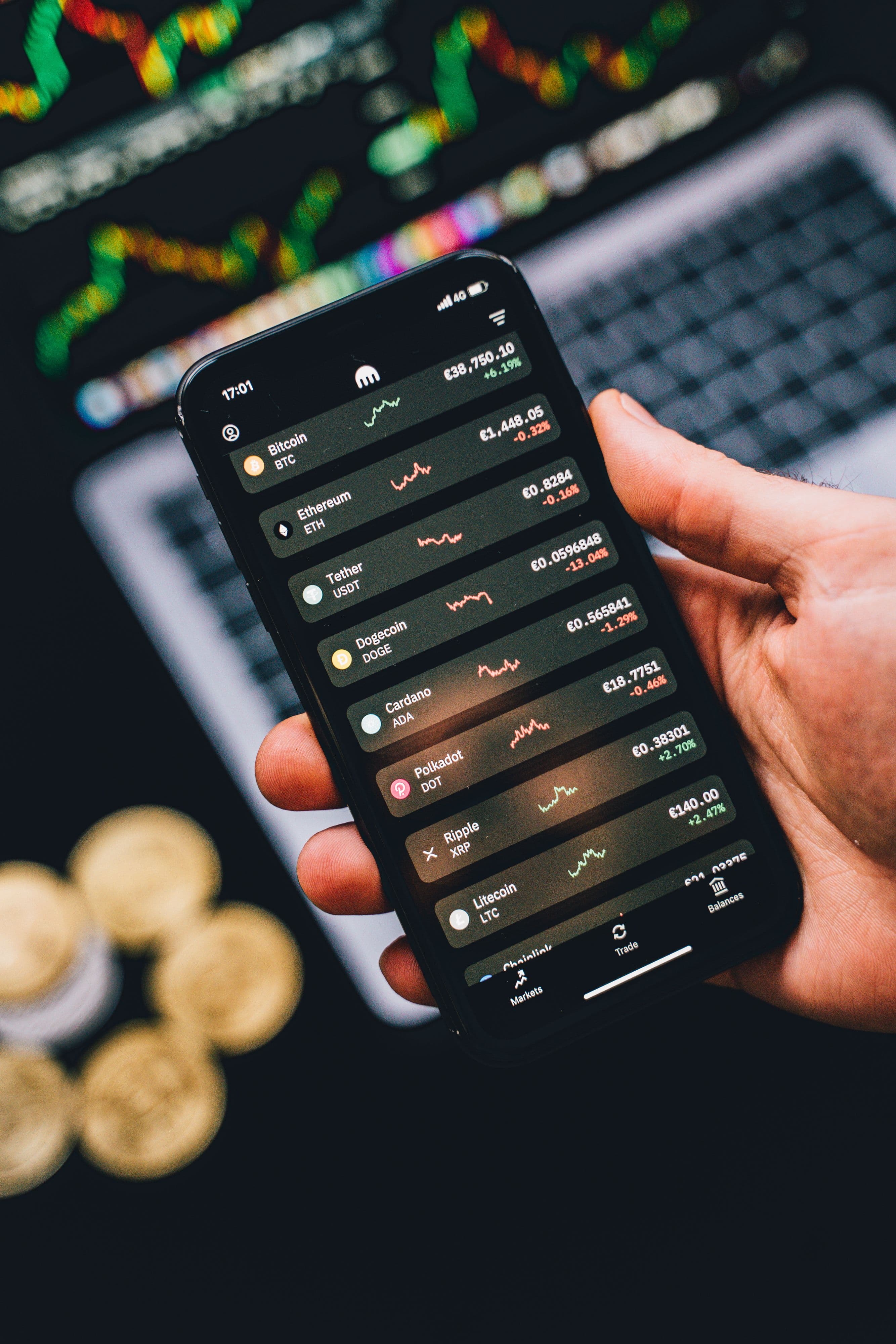 Crypto trading on mobile